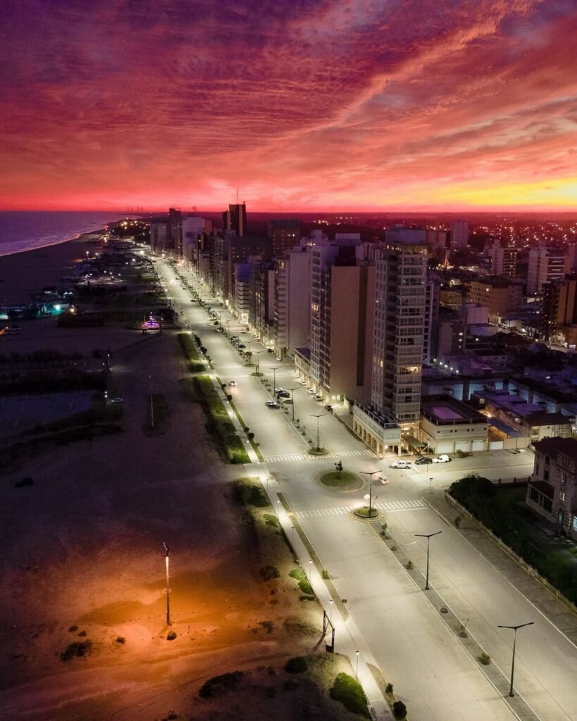 Necochea al atardecer